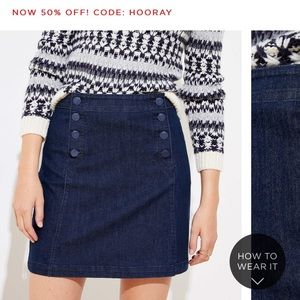 Jean Sailor Skirt *NEW*
